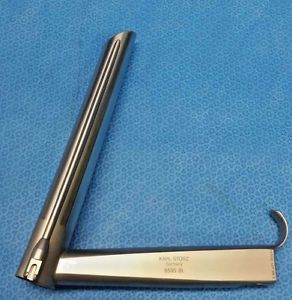 New, Storz, 8590BL, Kleinsasser Laryngoscope, Adult Lg. w/ Lateral Side Channel