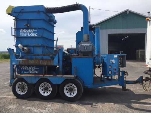 Multi-vac 7500dt vacuum millennium series diesel trailer mounted for sale