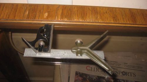 Machinist 6&#034;Combination Square  &amp; Centering head. Starrett 6&#034; Blade See Details