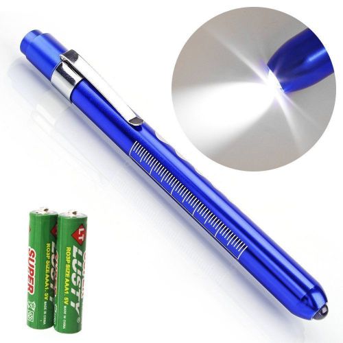 Nurse Penlight Medical Nursing LED Penlight with Pupil Guage Reusable for Doctor