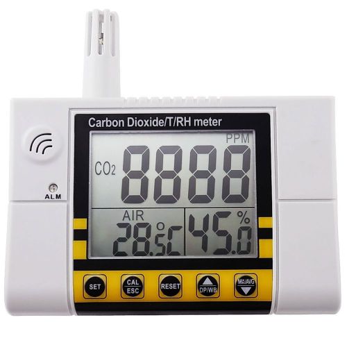 Az instruments wall mountable indoor air quality monitor co2 temperature rh h... for sale