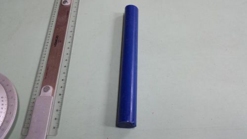 1&#034; dia. x 8&#034; long urethane / polyurethane 75 d blue rod p/n 11535 for sale