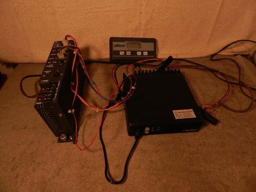 MOTOROLA FPN5522A MOSCAD RTU RUGGED Power Supply &amp; MaxTrac 100 VHF D33MJA73A5CK