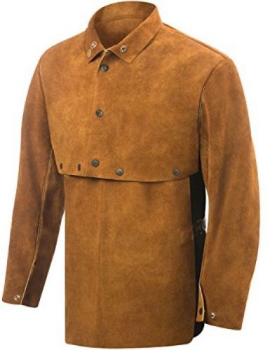 Steiner 9213-3X Cape Sleeve With 19-Inch Bib, Weld-Rite Premium Brown Split