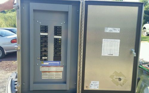 Square D Breaker Panel with breakers