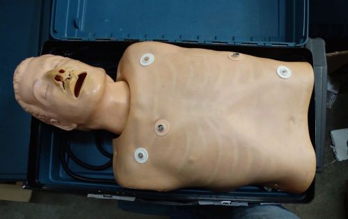 Laerdal Skillmaster Heartsim ALS Training Manikin airway EKG EMS Intubation