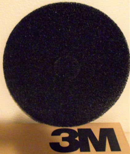 3M 7300 Stripping Pad, 17 In, Black, PK 5 New