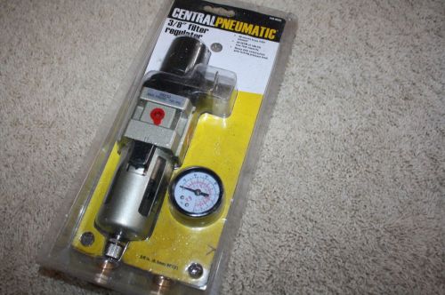 New - factory sealed central pneumatic 3/8&#034; filter regulator 68232 for sale