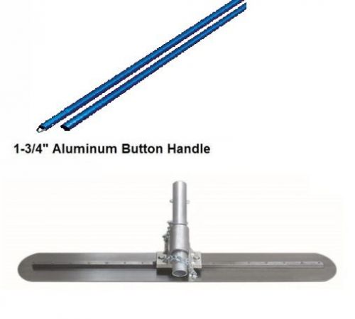 Kraft tool 5&#034;x36&#034; round end fresno trowel w/ezy-tilt bracket and button handles for sale