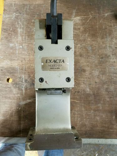 Exacta Hand Arbor Press Short Stroke 1&#034; Open Base