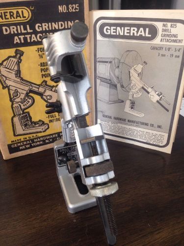 General Tools # 825 Drill Grinding &amp; Sharpening Attachment $20 Free Ship