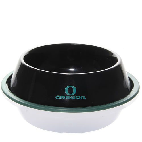 Oregon Ducks 24oz. Gloss Pet Bowl - Black - NCAA