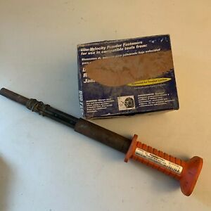 Remington Powder Actuated Fastening Tool 476 Lot Fasteners Vintage Concrete Tool