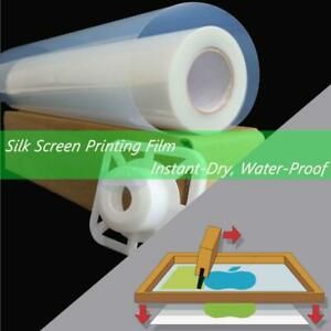 Waterproof Silk Screen Printing Transparency Inkjet  Film 5mil 36 in x 100 ft