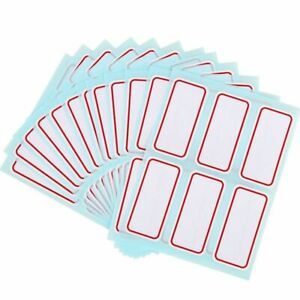 Labels Writable White Price Stickers Label Blank Self Adhesive Name Number Tags
