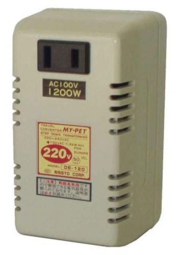 Voltage step down transformer converter 220v  japan new. for sale