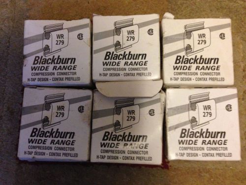 Blackburn Wide Range WR 279  H Tap Compression Connectors lot of 6