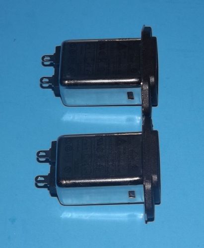 DELTA (06GEEG3E) FILTER IEC CONNECTOR 115/250VAC NEW LOT OF 2