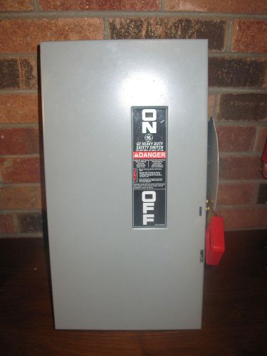 Ge thn3363 heavy duty safety switch 600v 100a 3ph bkw1 for sale