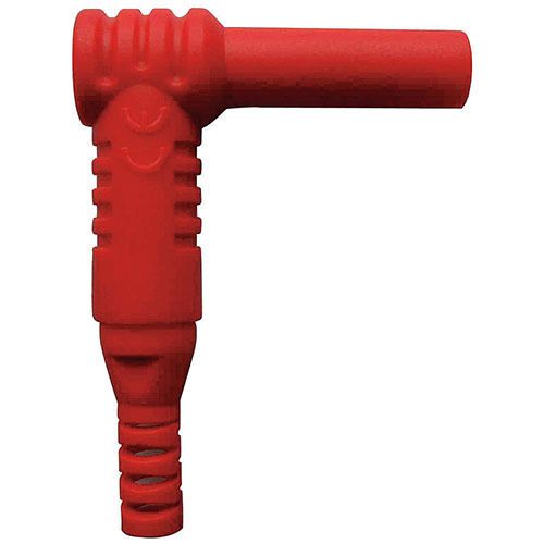 Banana plug, right angle, 1000vac, red (5txc0) for sale