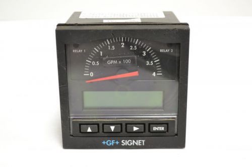 GF SIGNET 3-5500 GEORGE FISCHER FLOW MONITOR METER 12-24V-AC/DC 10A B245437