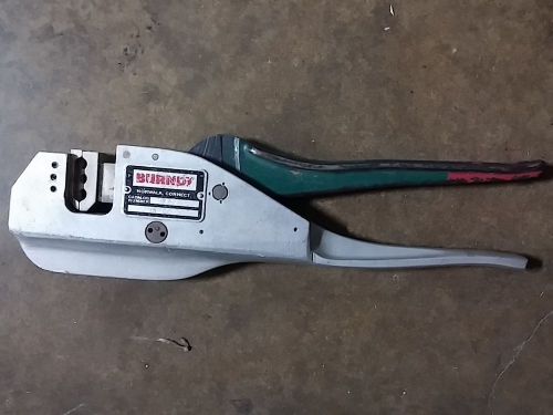 Burndy MR8EC-1 MS25312-1 Mil Spec Ratchet Hand Crimp Tool 120 110 100