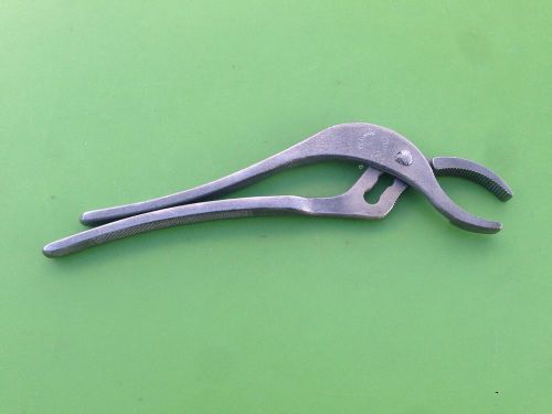 VINTAGE RARE UTICA BRAND #527 HARD JAW CANNON PLUG PLIERS