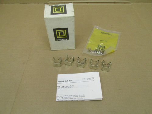 NEW SQUARE D 9999 SR-2 9999SR2 FUSE CLIP KIT 60 AMP 600 V CLASS R 9999SR-2 SR A