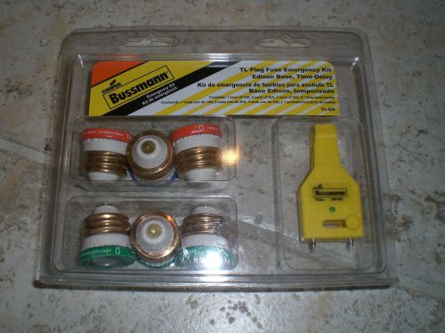 Bussmann TL-EK TL Plug Fuse Emergency Kit New!!! FREE SHIPPING **NEW**