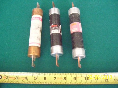 THREE - FUSES, FRS-R-80 BUSSMAN AND TRS-80-R GOULD-SHAWMUT ,600 VOLT