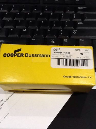 Bussmann Fuses GMW-3 Box Of 10