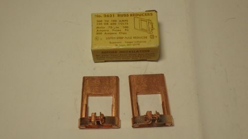 BUSSMANN BUSS 2621 FUSE REDUCER PAIR NIB