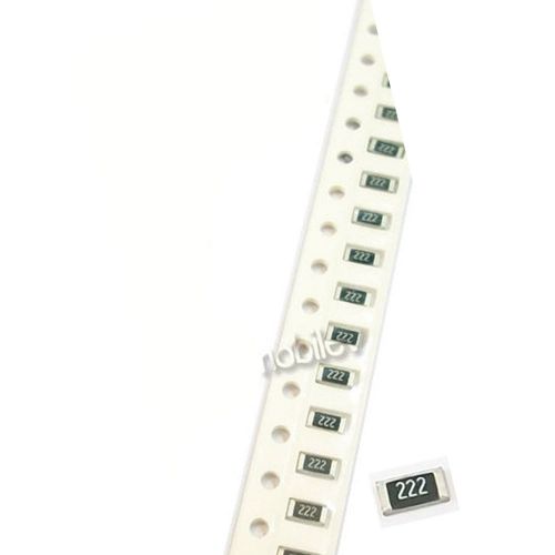 100 x SMD SMT 1206 Chip Resistors Surface Mount 2K2 2.2Kohm 222 +/-5% RoHs