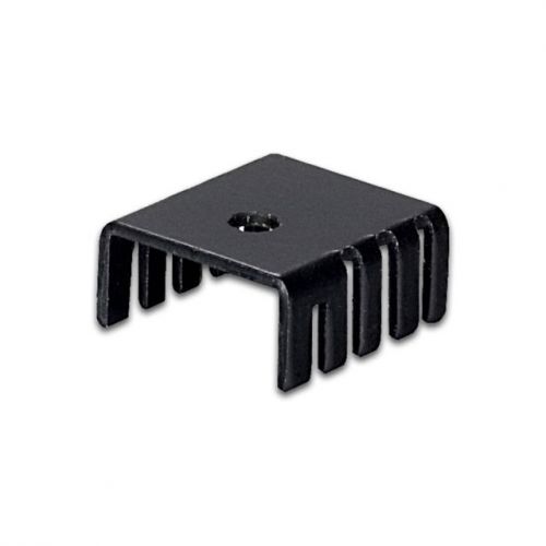 SS112 19*20*9mm Aluminum Black Heatsink Heat Sink Audio Amplifier