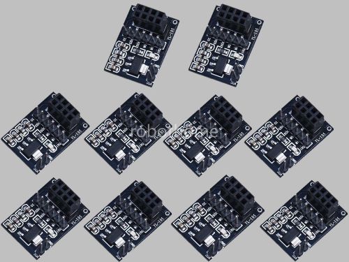 10PCS Wireless Module Pinboard 5V-3.3V for NRF24L01+ Robot brand new