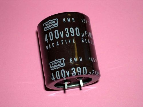 390 uF 400V 390uf NIPPON Electrolytic Capacitor lot of 10