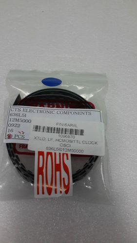 CTS ELECTRONIC COMPONENTS 636L51 12M5000 47 PCS