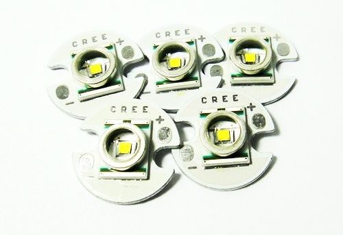 5 cree xr-e q5 high power led light emitter 228lm white 16mm aluminum base torch for sale