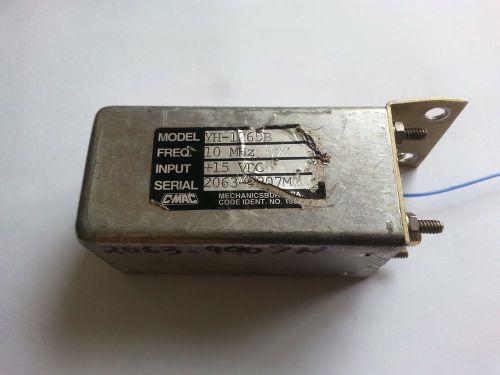 C-mac  CRYSTAL OSCILLATOR YH-1265B  FREQ 10MHz  +15vdc