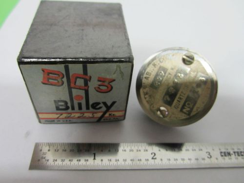 VINTAGE BLILEY BC3  FMC QUARTZ CRYSTAL + ORIGINAL BOX FREQUENCY CONTROL  BIN#8C