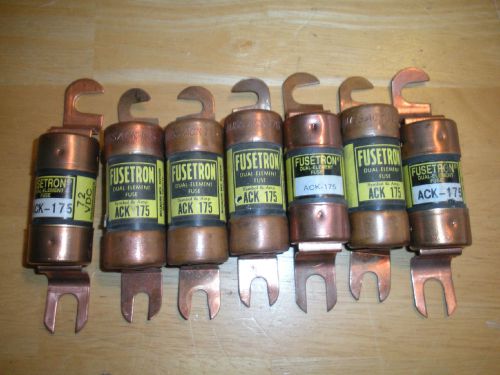 Fusetron ACK250  ACK-250 ACK 250 dual element fuse