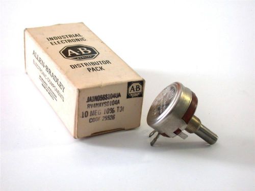 NEW IN BOX ALLEN BRADLEY AB POTENTIOMETER TYPE J 100K OHM MODEL JA1N056S104UA