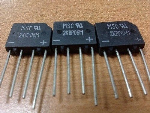 2KBP06 2KBP06M Bridge Rectifier 600V 2A  Q&#039;TY:10PCS/LOT