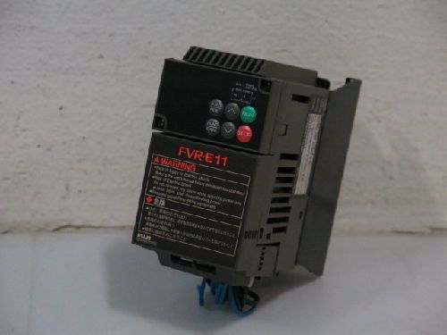 FUJI FVR0.75E11S-2 INVERTER AC DRIVE, 1.9 kVA, 200-230 VAC, 5 AMP