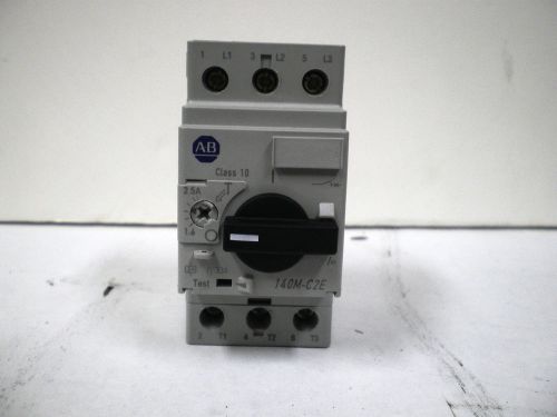 ALLEN BRADLEY 140M-C2E-B25 C MOTOR PROTCTOR/CIRCUIT BREAKER 1.6-2.5