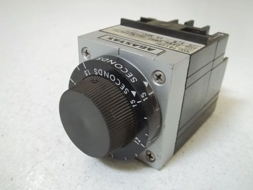 AGASTAT 7012BC TIMING RELAY 1.5-15 SEC. *USED*