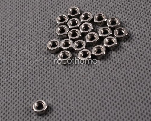 100pcs Screw Nut Hexagon Nut Match M3 Copper Cylinder M3 3mm brand new