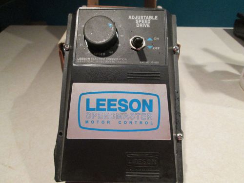 LEESON ADJUSTABLE SPEED DC MOTOR CONTROL DRIVE 174902