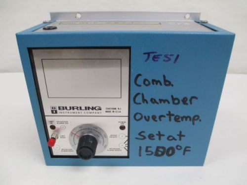 BURLING ET-S-T5-H0-R0-0-F 0-2000F TEMPERATURE CONTROLLER D218321