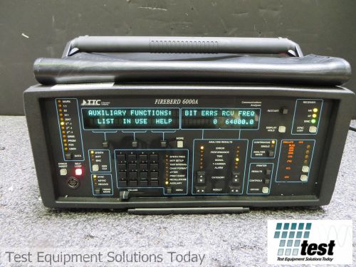 Acterna TTC JDSU  6000A Communications Analyzer (w/opts see below) A/N25430 DR